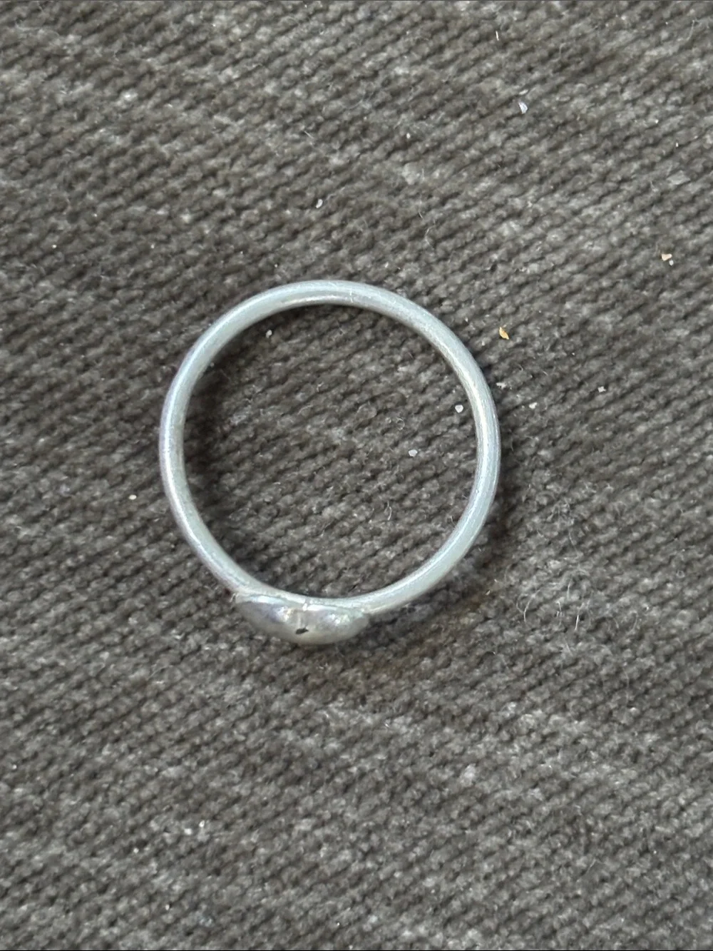 .925 STACKING RING Real solid Sterling Silver Fine Jewelry Y2K Vtg 2000s minimal